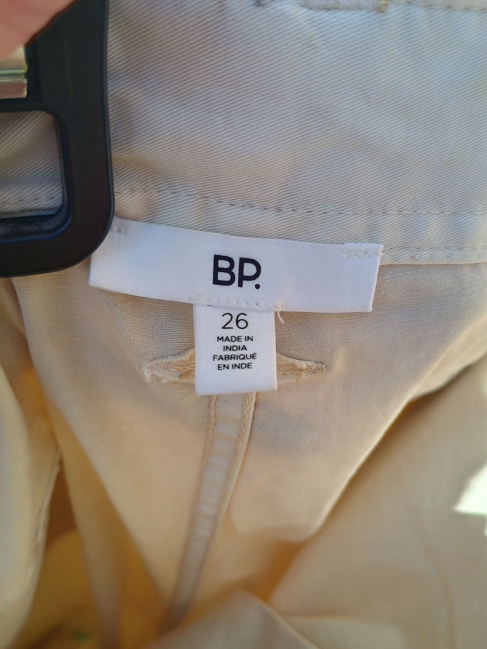 bp Plus Size Cream Wide-Leg Cargo Pants - Picture 6 of 9